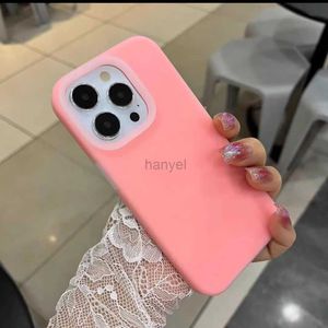 Casos de telefone celular de alta qualidade Jelly Feel Liquid Silicone Case para iPhone 15 Pro Max Plus Candy Color À Prova de Choque Macio IP15 Capa 2442