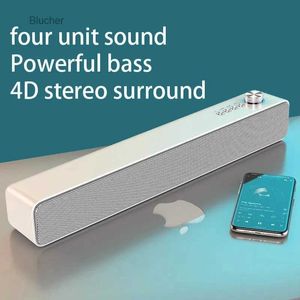 Tragbare Lautsprecher Hochwertiges Heimkinosystem 4D-Stereo-Surround-HIFI-Desktop-Lautsprecherleiste tragbarer Bluetooth-Computerlautsprecher TV Echo WallL2404