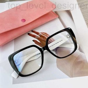 Solglasögon Designer Miao Family Eyeglass Frame Women's 23 år ny koreansk komfort Full Square VMU 06V Optiska glasögon HX9Z