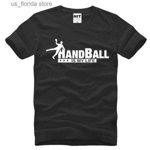Herr t-shirts gåvor till män sommar mode ren färg casual topps handball sport team skjortor tryckt brev klassiska designer polo skjortor y240402