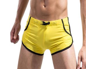 Yihan mens Costumi da bagno dive wear Sport da spiaggia Costumi da bagno Costumi da bagno da bagno Colore puro classico costume da bagno maschile Costume da uomo6792390