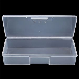 2024 1pc Dail Doutting Drawing Als Buffer Files Files Formizer Case Container Plastic Plastic Nail Manicure Tools Boxfor for