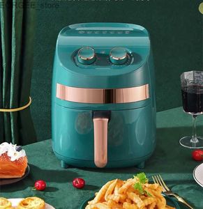 Air Fryers 220 V 3.7l Electric Air Fryer Intelligente ölfreie französische Frites Haus Elektrik Frittyer Y240402