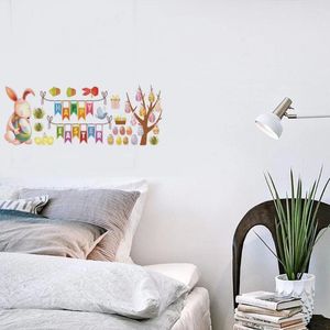 Adesivos de Parede Decoração de Páscoa Adesivo Criativo Engraçado Removível DIY PVC para Loja de Quarto Home