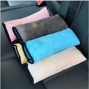 Car Children's Shoulder Protective Cover Car Cartoon Plush Safety Belt Cover Pillow Baby Baby Car Cute Pillow