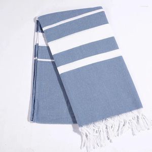 Towel 100x180CM Colorful Striped Print Design Bath With Tassel Soft Beach Towels For Spa Travel Camping Tapestry Scarves