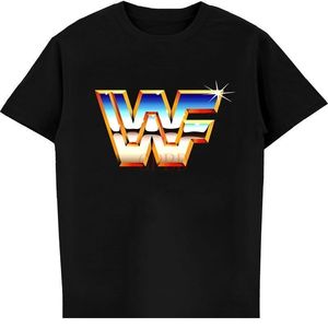 男性TシャツファッションサマーストレートワールドレスリングフェデレーションWWFレトロ80年代Tシャツ女性240315