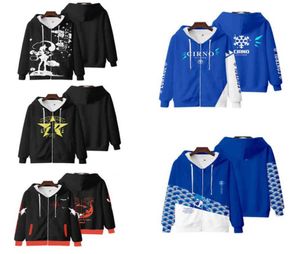 Anime Touhou Project WomenMen Hoodies Sweatshirts Cirno Remilia Flandre Scarlet Cosplay Zipper Hooded Jacket Outerwear7070532