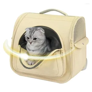 Рюкзак-переноска для кошек, вентилируемая переноска для котят, ткань Оксфорд, сумка для щенков, сумка для домашних животных, для путешествий, пеших прогулок и использования на открытом воздухе