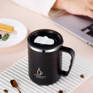 Tassen 500 ml Tragbare Reisebecher Tumbler Tasse mit Deckel und Griff Edelstahl Kaffee isoliert für Tee Kakao