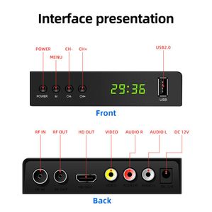 Freeview 1080p MPG4 STB SET Top Box HDTV DVB-T2 Tuner Decoder Satellite TV-приемник H.265