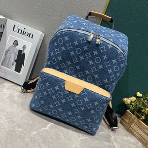 M43186 Mens Womens Apollo Denim Backpack Backpack Lugfs Diagonal Crossbody Bag Bag Luxury Luxury Resembags for Women Card Card 40cm