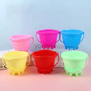 Sand Play Water Fun Summer Outdoor Sports Beach Mini Buckets Sand Piling Tools Spela i vattnet som leker med hinken Bath Toy Storage 240402