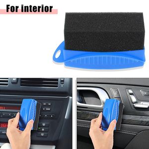 Car Wheel Polishing Cleaning Sponge Tire Brush Washing Tool with Cover Auto Wheel Waxing Detail Brushes Accessories car tools