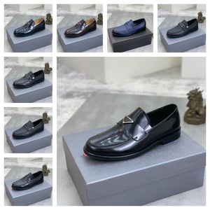 Chegada Luxo Derby Designer Vestido Sapatos Homens Lace Up Alta Qualidade Formal Business Designer Estilo Azul Preto 38-45 Masculino Oxford Sapatos Tamanho 38-45