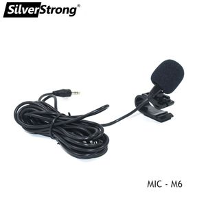 SilverStrong 1PC 50 Hz-20 kHz Professional 3,5 mm Mic Extern mikrofon för bil DVD-spelare MIC GPS för Bluetooth Handsfree Call