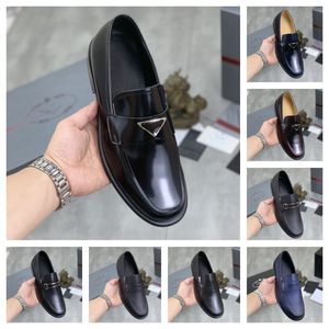 Moda clássico cavalheiro oxfords sapatos de couro moda casual dedo apontado formal calçado de negócios masculino designer de casamento sapatos derby sapatos tamanho 38-45