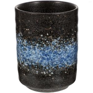 Vinglas med japansk tekopp dagligen använd vatten vintage koppar skull glas keramik bekväm kompakt tekopp