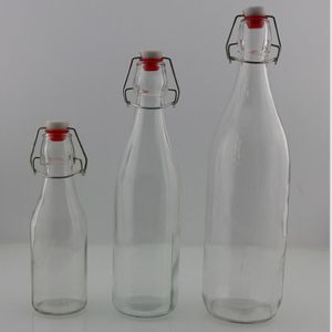 Großhandel Le Schnalle Glasflasche Sojasauce Essig Öl Flasche Getränkeflasche Schnalle Siegelflasche Getränkesaftflasche Enzymflasche