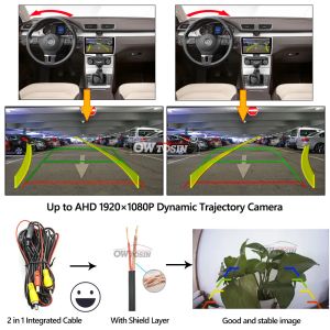 AHD 1920x1080p Auto Rückblick Kamera für Audi S5 A4 (B8) A1 Q5 8R 2008-2017 Auto Heck Backup-Kamera-Halterung Nummernschild Licht