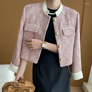 Женские куртки, поступление 2024 года, женские куртки, пальто, элегантное весеннее пальто на одной пуговице с длинным рукавом, женские топы