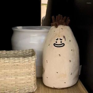 Plush Pencil Case Cute Creative Fashion Stationery Pouch Bitter Melon Shape Large Capacity Cosmetic Children