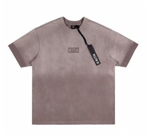 Designer Kith x Ksubi Carta Tee Lavado Colheita de Algodão Streetwear Qualidade T-shirt Camisetas Gráfico para Homens Vintage Mens Roupas Oversize P2en #