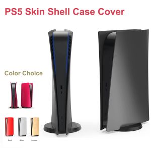 Hüllen Hard Shell Staubdicht PS5 Digital Version Disc Edition Konsole Frontplatte AntiScratch Skin Shell Case Cover Spielzubehör