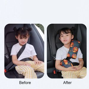 Car Seat Belt Adjustment Holder Seatbelt Padding Cover for Baby Child Kids Anti-Neck Safety Shoulder Positioner Shoulder Pad Set
