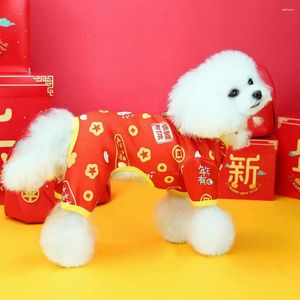 Vestuário para cães roupas de estimação de lã de lã de fã de fã de figurino chinês