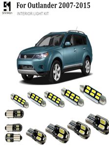 Shinman 7x Błąd Auto LED żarówki Lampy Wewnętrzne Lampy do Mitsubishi Outlander Accessories 200720169705062