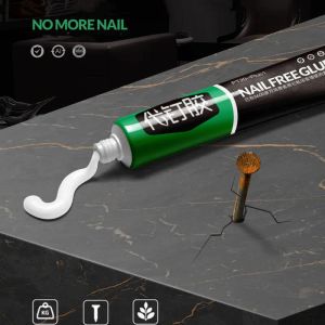 20g White Latex Super Liquid Nail Free Glue Fast Dry Strong Bonding Glass Metal Stone Wood Plastic Universal Adhesive