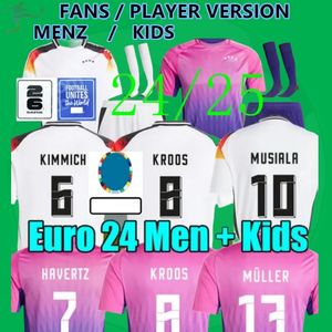 2024 2025 Spelarfans Soccer Jerseys Kroos Wirtz Kimmich Fullkrug Muller Ganbry Havertz Musiala Sane Undav Tah 24 25 National Agermanys Football Men Kids Shirt 999