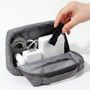 Digital Portable Organizer Case for Headphones Travel Closet Storage Bag Zipper Accessories Charger Data Cable USB Bag