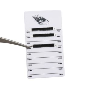 2024 Akrylfransar Holder Pad Enskilda ögonfransförlängningslim Pall Volym Eyelashes Display Palette Makeup Training Tools for Eyelash