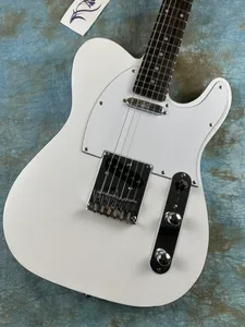 Guitarra elétrica tailai, madeira importada e pintura ecológica, branco, acessórios prateados de boa qualidade de som, relâmpago frete grátis