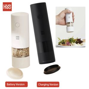 Controllo Huohou Electric Sale Pepper Grinder Ceramic Macinatura Centro con il ristorante Cucina ricaricabile regolabile in casa