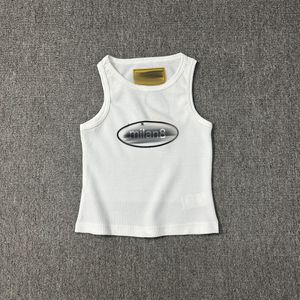 Kadın Üstleri Tees Bikini Tankları Üst Klasik Baskı Alcatraz Tank Top Kısa Kol