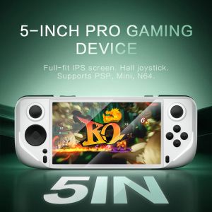 Oyuncular E6 Handheld Game Console PSP Taşınabilir Video Oyunu Makinesi Desteği 5inch IPS Ekran Retro Gamebox PS1 N64 Connect TV 10000 Oyunları