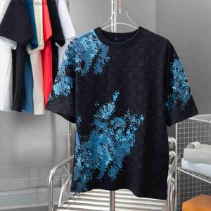 Herren-T-Shirts New Herren Womens Designer lässig Luxusmuster T-Shirts Paar Ganzkörperbuchstaben gedruckt Sommer TS Y240402