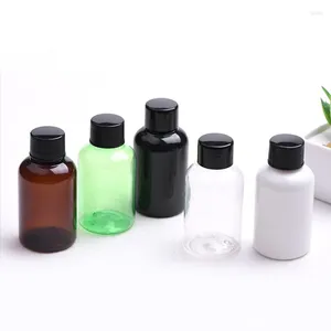 Storage Bottles 50ml Empty Mini Plastic Bottle For Women PET Makeup Cosmetic Toner Essential Oil Package Container Cosmetics