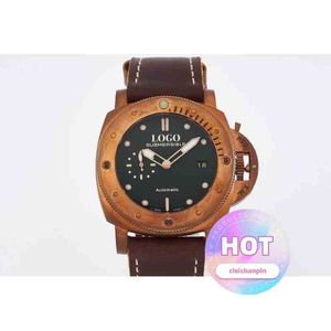 Luxury Mens Watches Fashion for Mechanical Luminous P9000 Movement 47mm Bronze Case Pam00382 Pam 6bde Wristwatch Styles