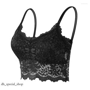 Bralette Underwear Camisoles Tanks Crops Top Bra Adjustable Women Fashion Sleeveless Tank Tops Lace Ladies Camisole Plus Size 431