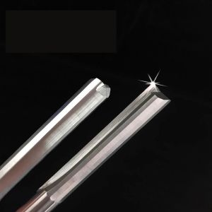 10pieces 3.175mm 4mm 6mm 8mm Two Flutes Straight Slot End Milling Cutter For Wood CNC Engraving Cutters Carbide Endmills Tool