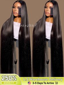 Lace Wigs 250 Density 30 40 Inch Bone Straight 13x6 HD Transparent Lace Frontal Human Hair Wigs Brazilian 13x4 Lace Frontal Wig For Women 231024