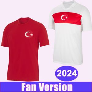 2024 TÜRKISCHE Nationalmannschaft Herren-Fußballtrikots AKTURKOGLU KAHVECI Heim-Auswärts-Fußballtrikots Kurzarmuniformen