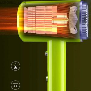 Elektryczna suszarka do włosów pielęgnacja włosów mini suszarka do włosów stała temperatura i silna suszarka do włosów gospodarstwo domowe i podróżne UE Orange Y240402