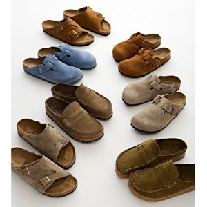 2024 Nuovo stile Donna Uomo Pantofole vintage di lusso Designer Scarpe casual piatte Cursori di alta qualità Sandalo Primavera e autunno Scarpe moda sandalo Mulo in pelle scamosciata Mocassino scorrevole