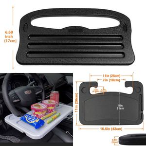 Upgrade Car Table Tray Steering Wheel Pallet Eat Work Cart Drink Food Coffee Good Holder Tray Laptop Computer Mount Stand Car Accesorrie