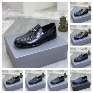 Luksusowy projektant marki Business Formal skórzane buty męskie z garniturem niskie top solidne buty ślubne kolor mody Oxford buty biurowe rozmiar 38-45